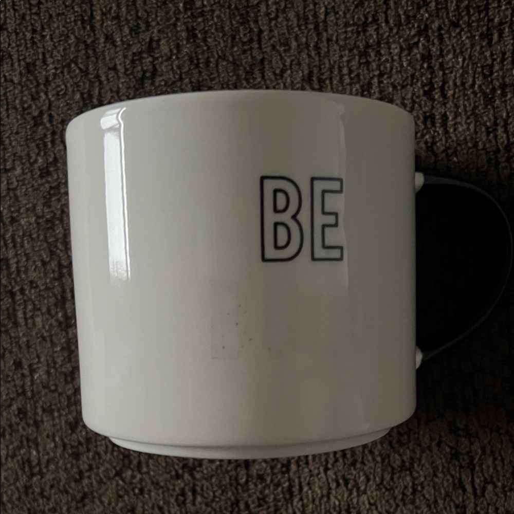 President’s Choice BE Bold Mug White Black Handle Bone China Coffee Tea Cup